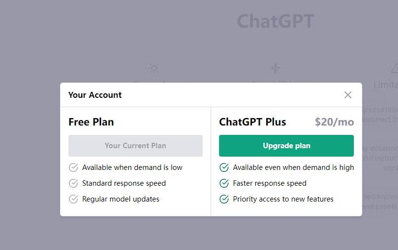 实测OpenAI信用卡付款方式和升级ChatGPT Plus订阅-AI资源导航站