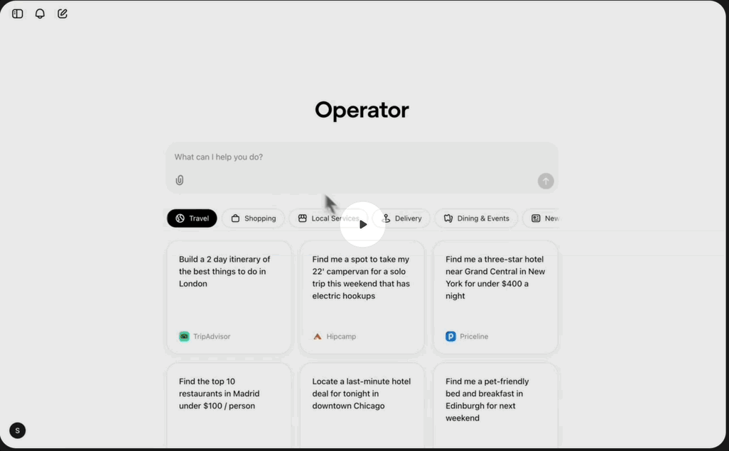 突发！OpenAI 刚刚发布代理Operator：AI进入Level 3，但只有美国Pro用户可以试用