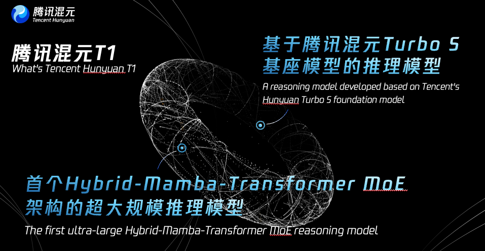 腾讯混元自研深度思考模型「T1」正式发布