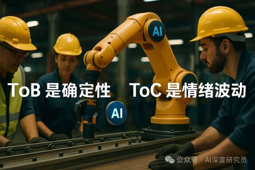 万字解读AI落地本质:To B才是AI主战场