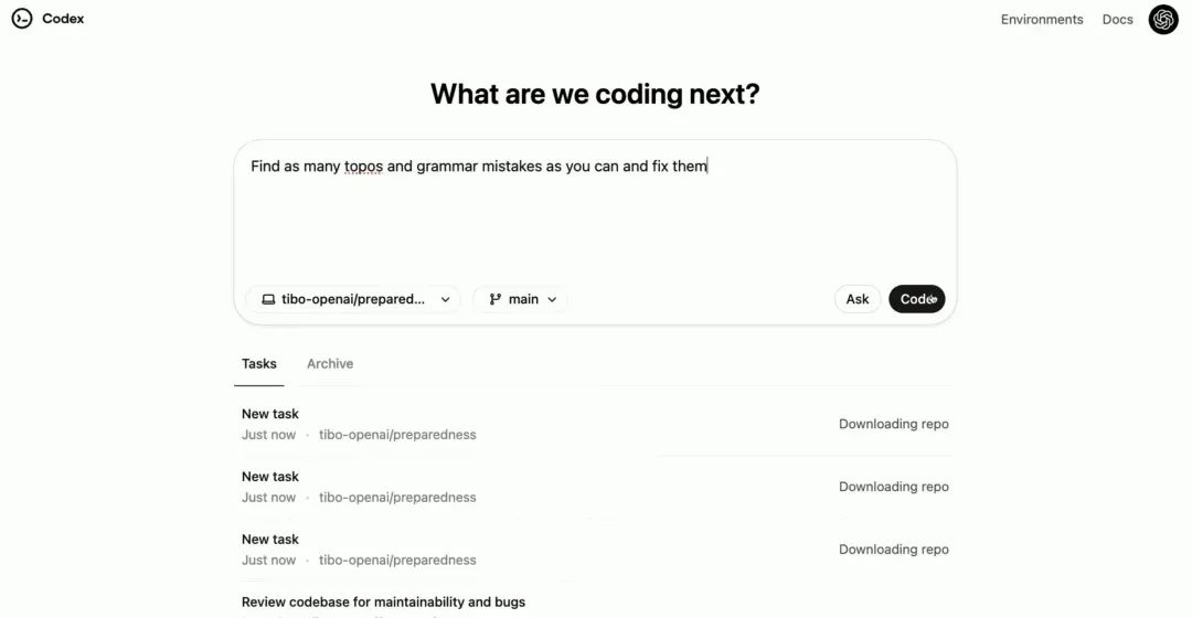 OpenAI Codex：当软件工程遇上「会思考」的云端协作者