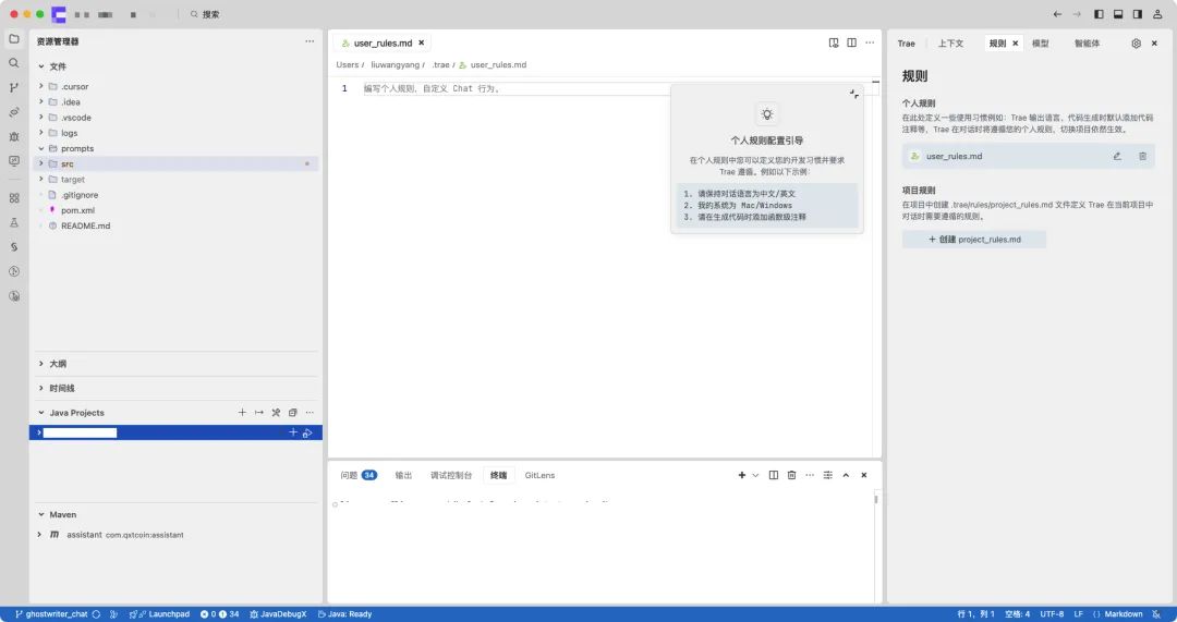 开通了 Trae  Pro 终于可以开心地 Vibe Coding 了