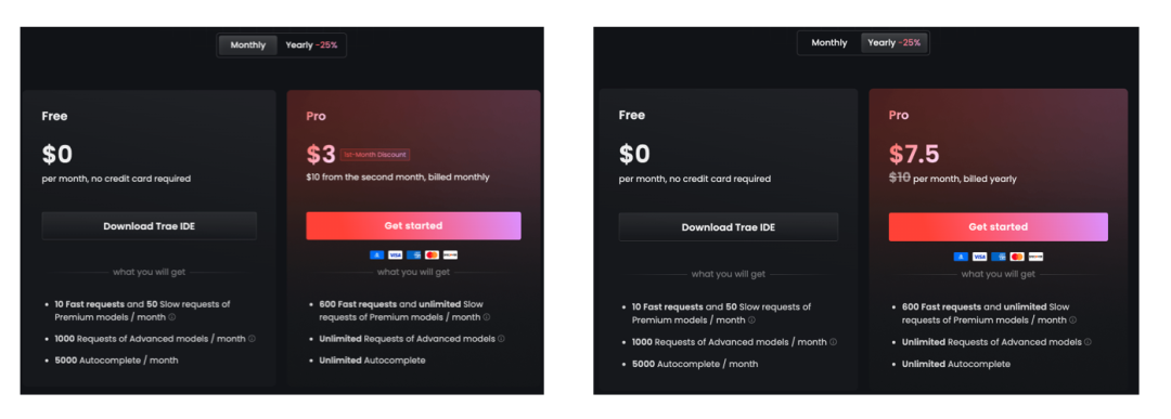 开通了 Trae  Pro 终于可以开心地 Vibe Coding 了