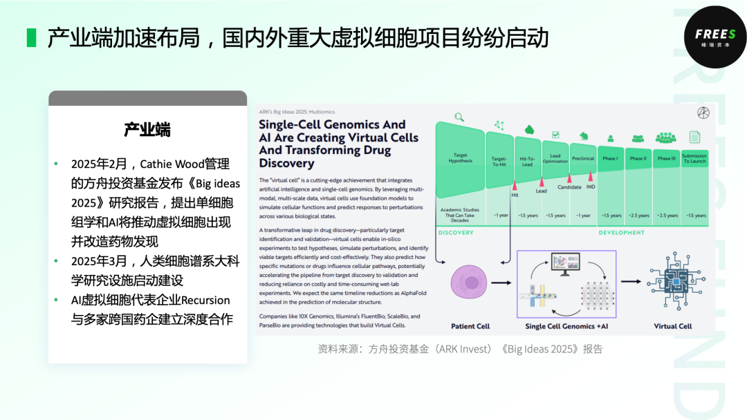 AI虚拟细胞：数字化生命的探索 | 峰瑞报告