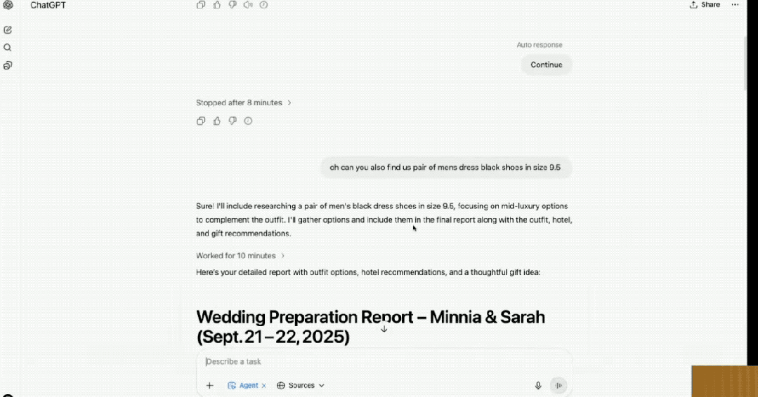 刚刚，OpenAI 发布了自己的 Agent模式，Manus Style