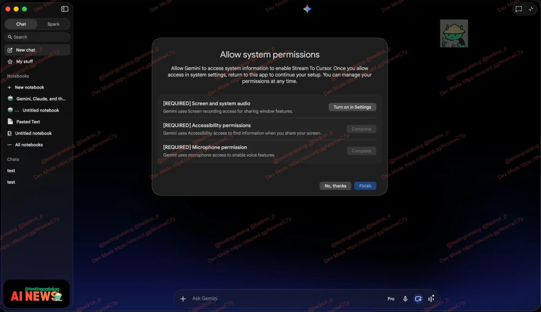 图片[13]-首个Gemini桌面端曝光，系统级Agent空降PC！ - AI资源导航站-AI资源导航站