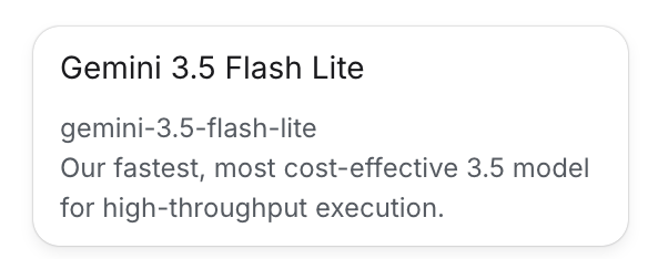 图片[4]-刚刚，谷歌发布 Gemini 3.6 Flash 与 3.5 Flash Lite 两款模型 - AI资源导航站-AI资源导航站